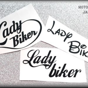 Nálepka Lady biker