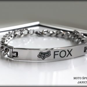 náramek Fox ocel