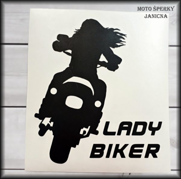 Nálepka Lady Biker