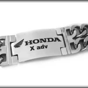 Náramek Honda s textem na přání ocel