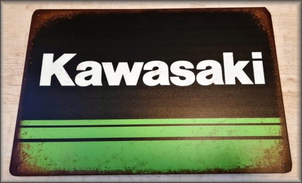plechová cedule kawasaki