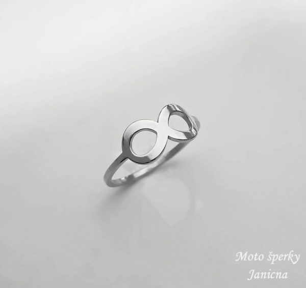 Dámský prsten nekonečno infinity chirurgická ocel dámské šperky ocelové