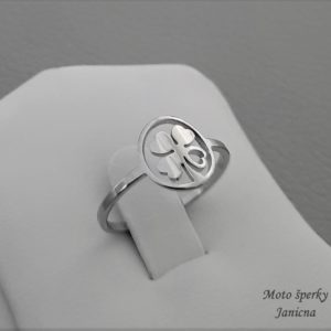 Dámský prsten čtyřlístek chirurgická ocel dámské šperky ocelové