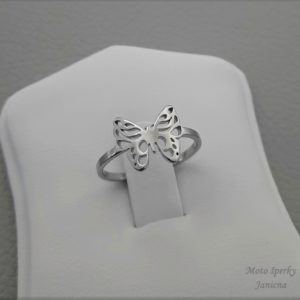 Dámský prsten motýl motýlek chirurgická ocel dámské šperky ocelové
