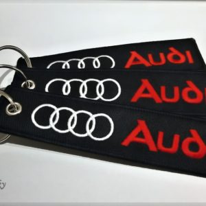 Textilní klíčenka Audi přívěšek na klíče