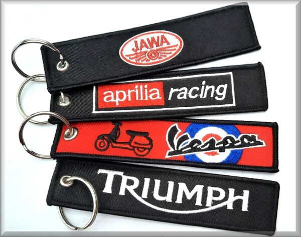 Klíčenka Jawa, Aprilia, Vespa, Triumph