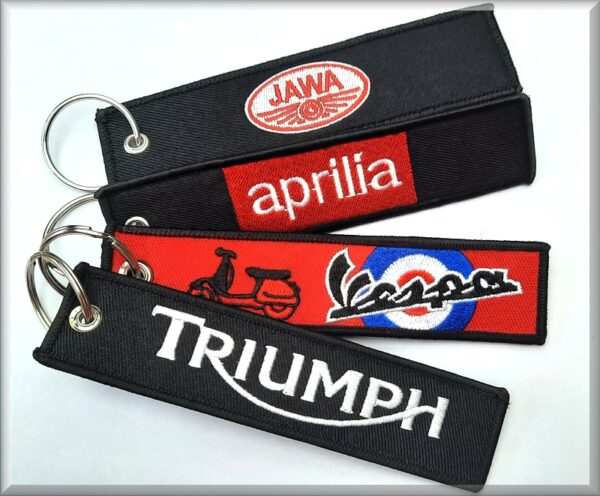 Klíčenka Jawa, Aprilia, Vespa, Triumph