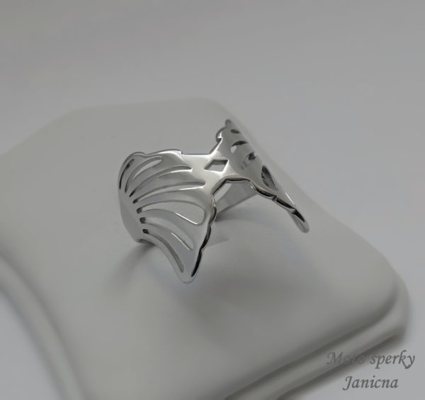 Dámský prsten křídla andělské křídlo chirurgická ocel dámské šperky ocelové