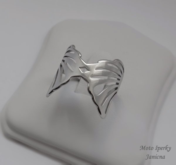 Dámský prsten křídla andělské křídlo chirurgická ocel dámské šperky ocelové