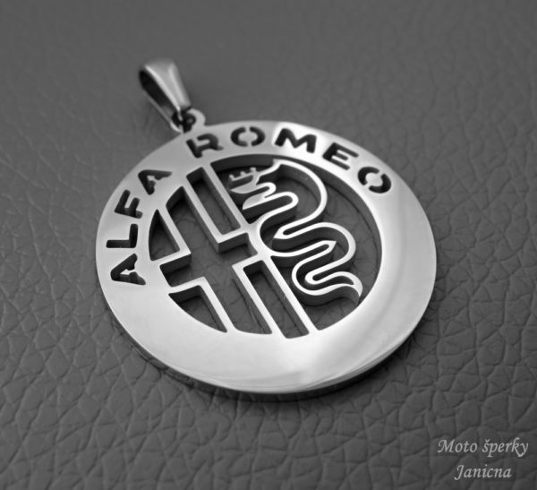 přívěšek Alfa Romeo chirurgická ocel