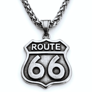 Přívěsek Route 66 s řetízkem chirurgická ocel